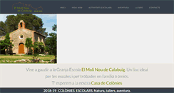 Desktop Screenshot of molinoucalabuig.com