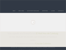 Tablet Screenshot of molinoucalabuig.com